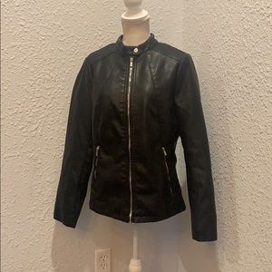 Faux Leather Jacket